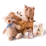 Beige Baby Essentials Gift Set For Boys