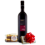 Tenge with Red Wine and Chocs