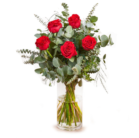 Komposition aus 5 Roses