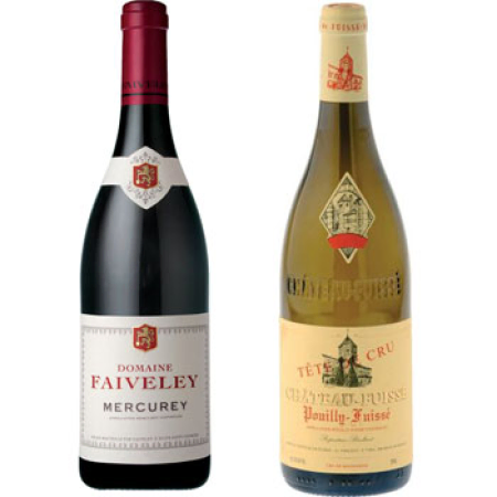 Dunkel süßes Wein Duo