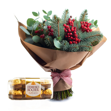 Eucalyptus Christmas Bouquet