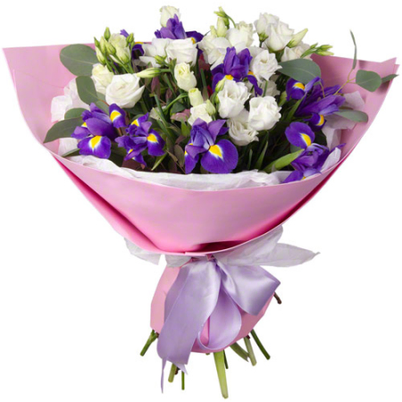 Purple Iris Bouquet
