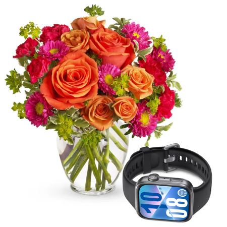 Watch Fit 4 and Roses Gift Set